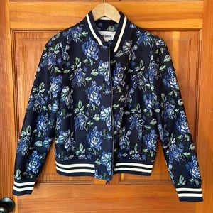 Floral sturdy bomber